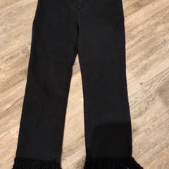 SNEAK PEEK - Mid Rise Straight Frayed Pants SZ 5 - Picture 5 of 7